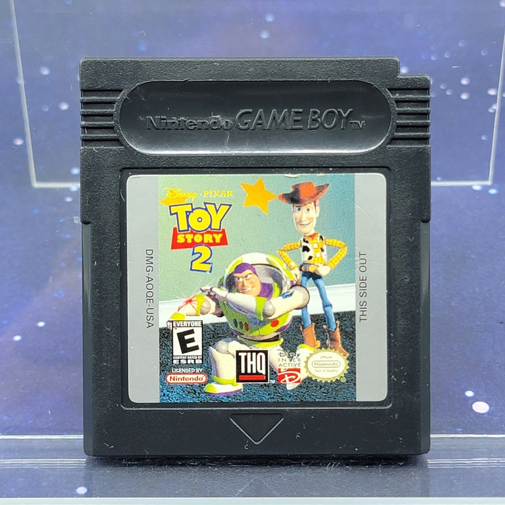 Disney Pixar Toy Story 2 Nintendo Game Boy Color GBC Game DMG-AOQE-USA Black